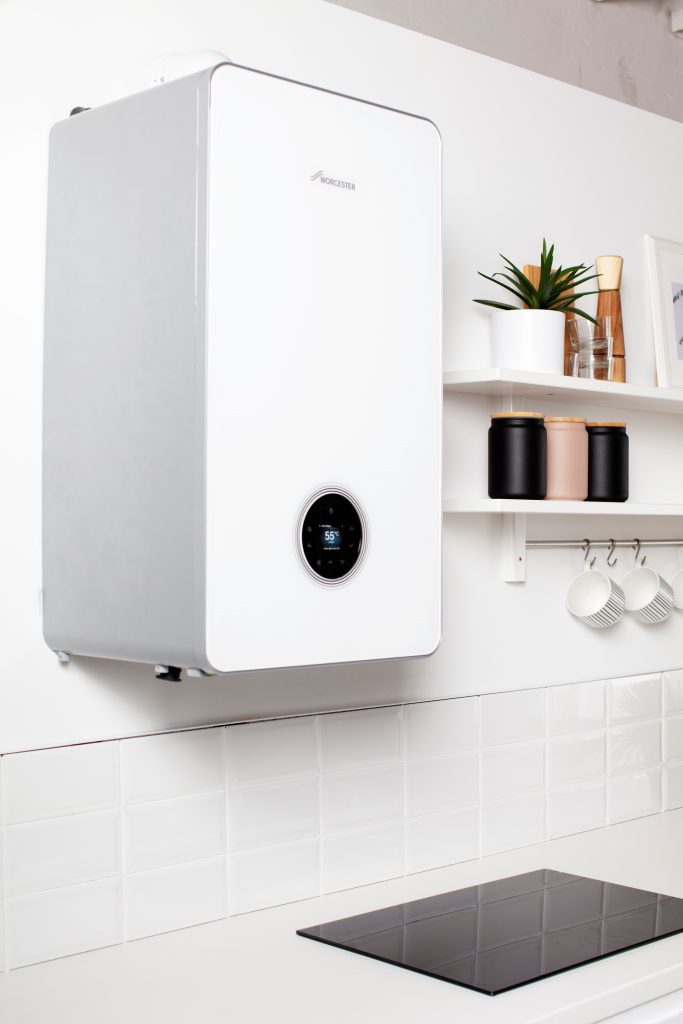 White Boiler On Wall